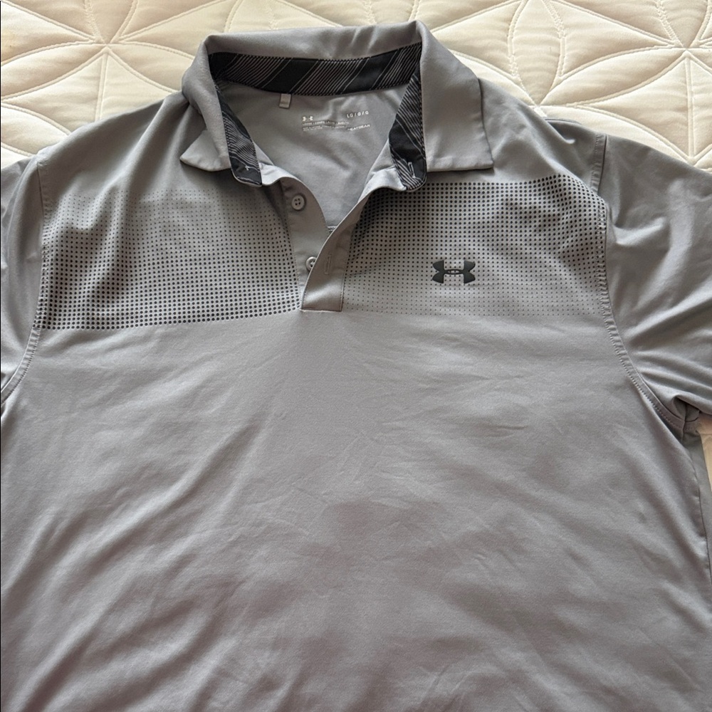 Under Armour Men's Polo in Charcoal